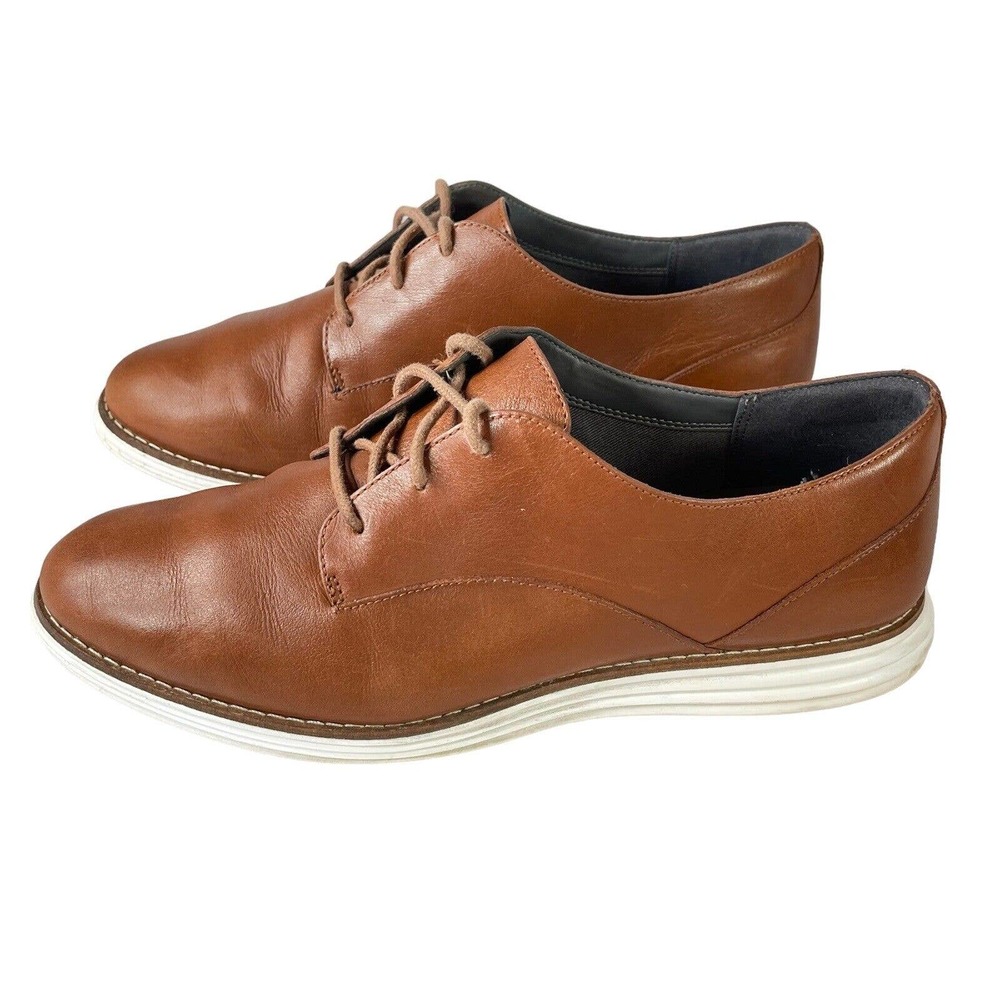 Cole Haan Womens OriginalGrand Leather Plain Oxford SIZE 7.5 Brown Lace up